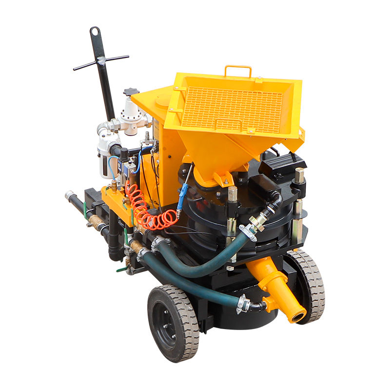 wet dry shotcrete rotor machine