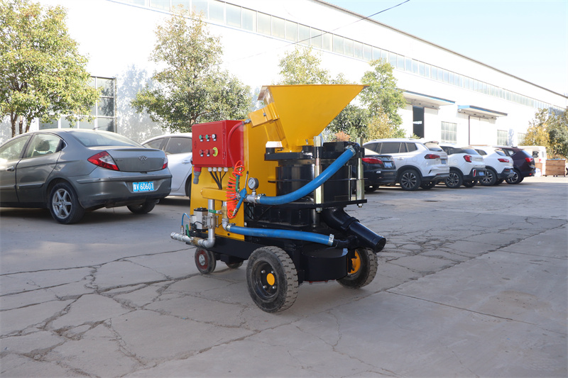 Shotcrete machine used in Saudi Arabia